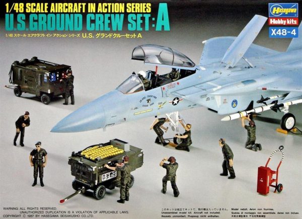 1/48 US Havaalanı Zemin Ekibi -A Figür Maketi, Hasegawa 36004