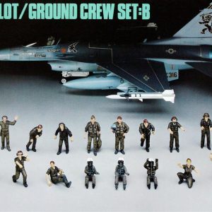 1/48 ABD Pilotu / Zemin Ekibi -B Figür Maketi, Hasegawa 36005