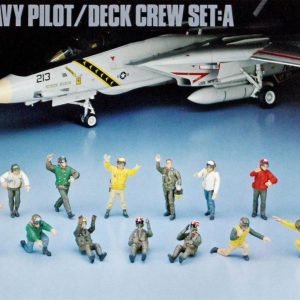 1/48 ABD Donanma Pilotu / Güverte Ekibi-A Figür Maketi, Hasegawa 36006