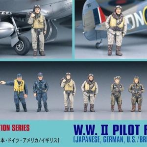 1/48 WW II Pilot Figür Maketi, Hasegawa 36007