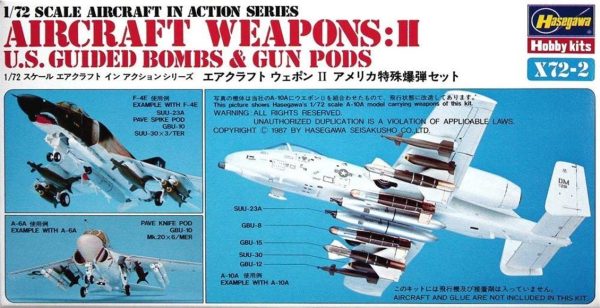 1/72 Savaş Uçağı Silahları-II Maketi, Hasegawa X72-2 35002