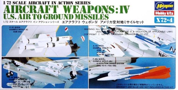 1/72 Savaş Uçağı Silahları-IV Maketi, Hasegawa X72-4 35004