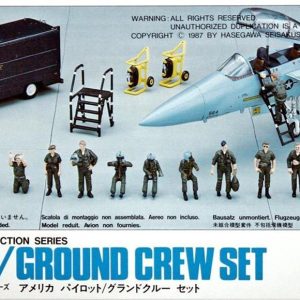 1/72 US Pilot ve Yer Ekibi Figür Maketi, Hasegawa 35007