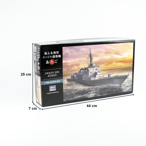 1/450 J.M.S.D.F. DDG Atago Savaş Gemisi Maketi, Hasegawa 40152 - Görsel 5