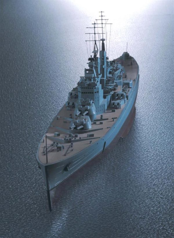 1/450 HMS Vanguard Kraliyet Donanması Savaş Gemisi Maketi, Hasegawa 40115 - Görsel 4