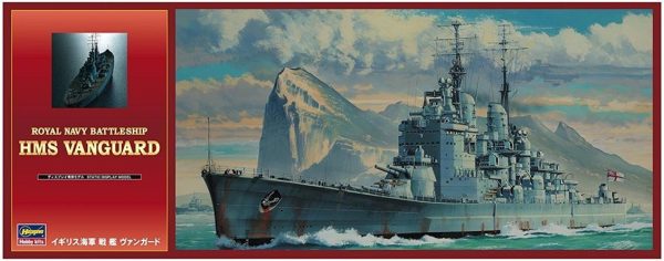 1/450 HMS Vanguard Kraliyet Donanması Savaş Gemisi Maketi, Hasegawa 40115