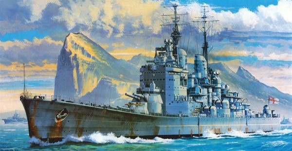 1/450 HMS Vanguard Kraliyet Donanması Savaş Gemisi Maketi, Hasegawa 40115 - Görsel 2