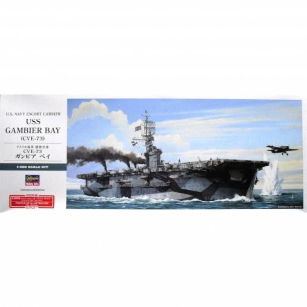 1/350 USS Gambier Bay (CVE-73) Escort Savaş Gemisi Maketi, Hasegawa 40027