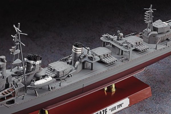1/350 IJN Shimakaze (Late Type) Destroyer Maketi, Hasegawa 40029 - Görsel 4
