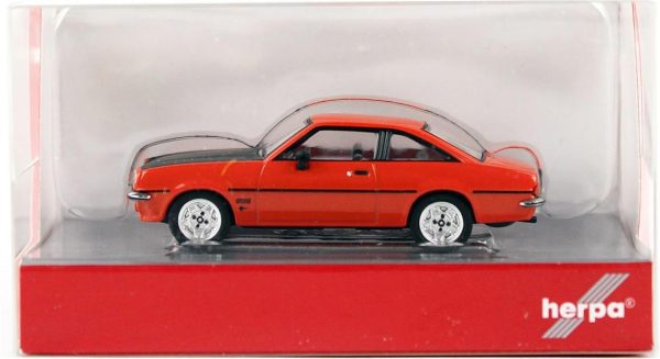 1/87 Opel Manta B. Orange Küçük Araba Modeli, Herpa 024389-007 - Görsel 2