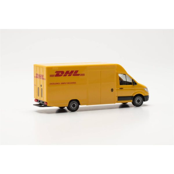 1/87 MAN TGE Kabinli ve DHL Logolu Karrgo Kamyoneti Küçük Araba Modeli, Herpa 097567 - Görsel 2