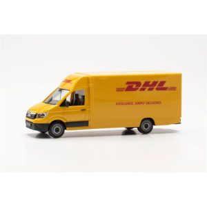1/87 MAN TGE Kabinli ve DHL Logolu Karrgo Kamyoneti Küçük Araba Modeli, Herpa 097567