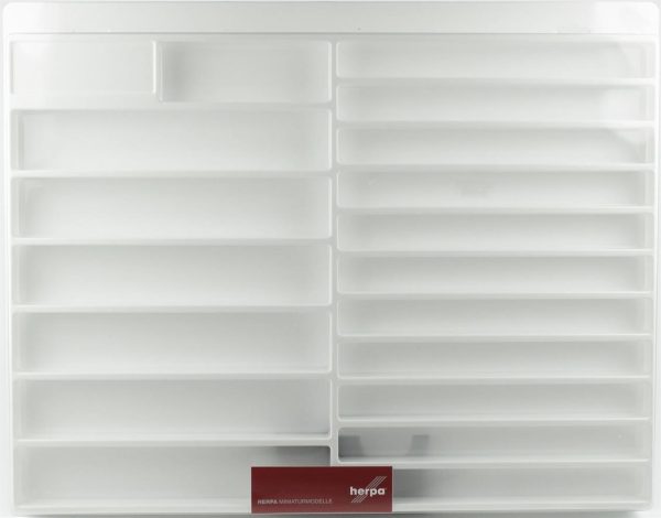 Minibüs ve Araba Sergileme Vitrini Beyaz 57 x 45 x 35 cm., Herpa 29209