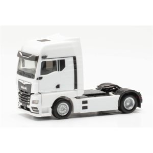 1/87 MAN eTGX Çekici Beyaz Küçük Araba Modeli, Herpa 317108