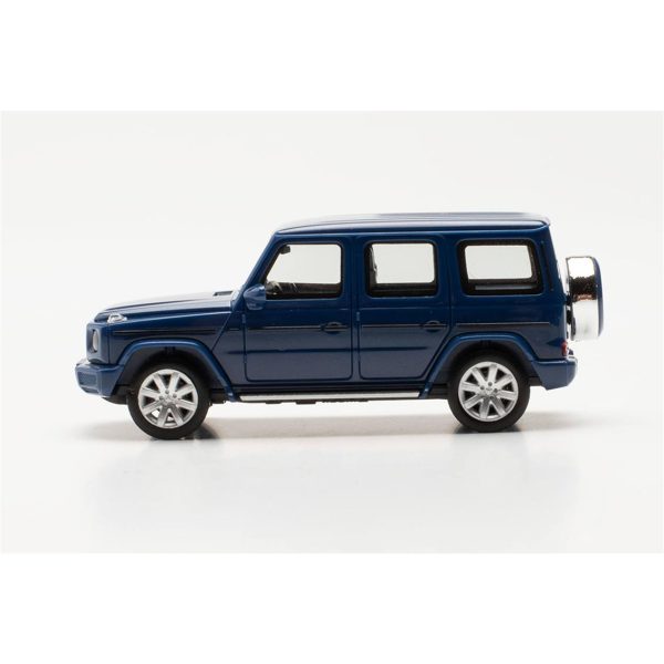 1/87 Mercedes-Benz G-class Cip Koyu Mavi Küçük Araba Modeli, Herpa 420280-002 - Görsel 4