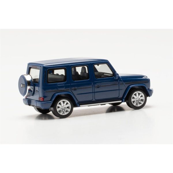 1/87 Mercedes-Benz G-class Cip Koyu Mavi Küçük Araba Modeli, Herpa 420280-002 - Görsel 2