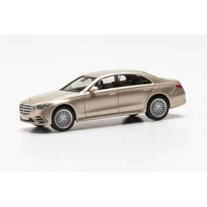 1/87 Mercedes-Benz S-Klasse Altın Metalik Küçük Araba Modeli, Herpa 430869-002