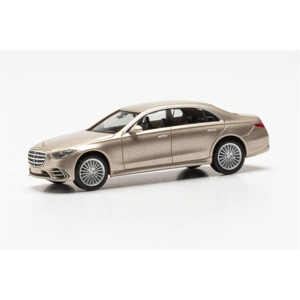 1/87 Mercedes-Benz S-Klasse Altın Metalik Küçük Araba Modeli, Herpa 430869-002