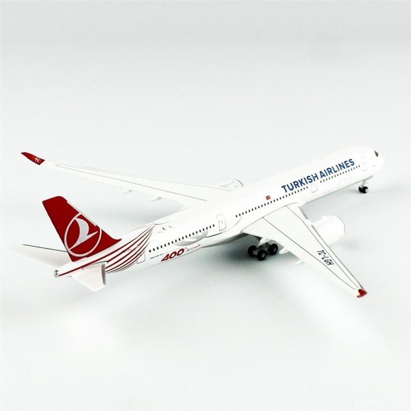 1/500 THY Airbus A350-900 (400th Aircraft)- TC-LGH (Tek Yürek) Küçük Araba Modeli, Herpa 537230 - Görsel 4