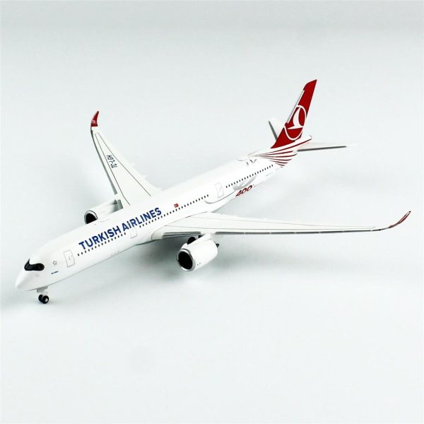1/500 THY Airbus A350-900 (400th Aircraft)- TC-LGH (Tek Yürek) Küçük Araba Modeli, Herpa 537230 - Görsel 2
