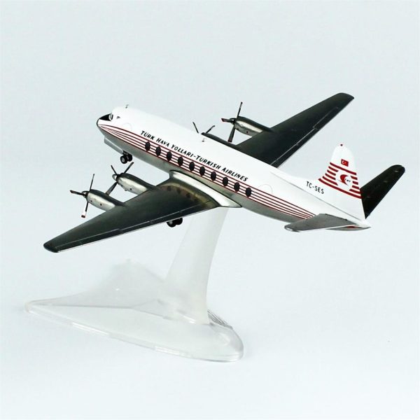 1/200 THY Vickers Viscount 700, TC-SES Küçük Araba Modeli, Herpa 572866 - Görsel 3