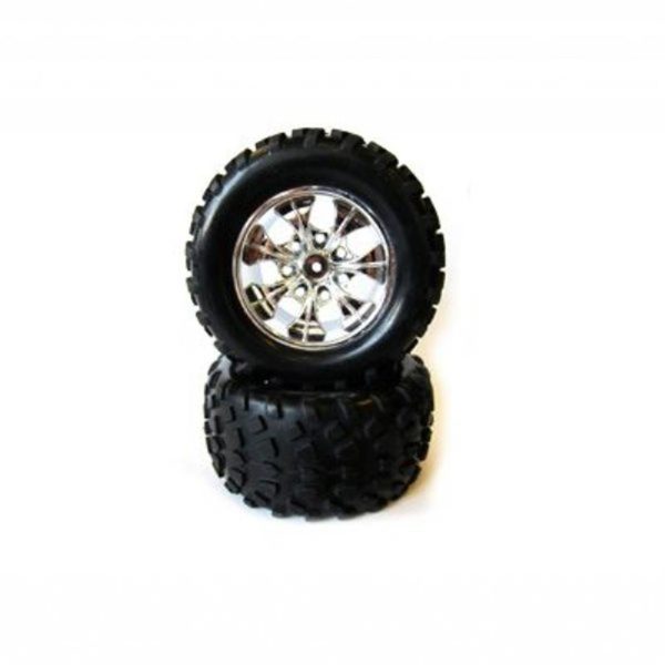 1/10 Offroad Jant Ve Lastik 2 Adet Beyaz Renk, Himoto 08045W