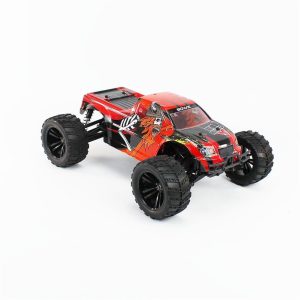 Bowie Kumandalı Fırçalı Motorlu Arazi Aracı Monster Truck 1/10 4 Çeker, Himoto E10Mt