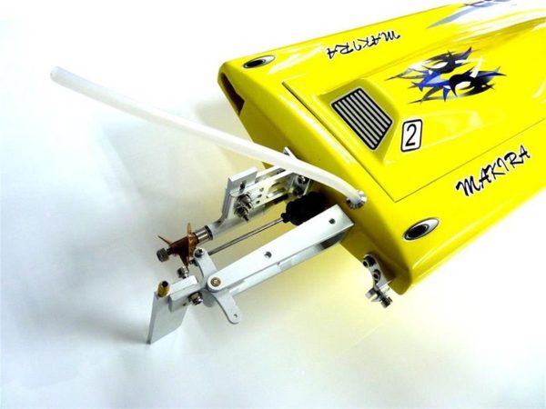 Makira Kumandalı Fırçasız Motorlu Sürat Teknesi 625 Cm Sarı Renk, Himoto Hi1117Y - Görsel 4