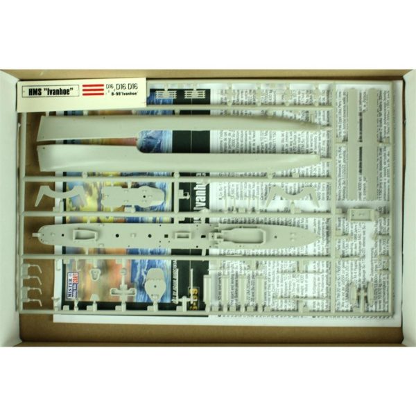 1/500 HMS (Ivanhoe) Zırhlı Gemi Maketi, Mister Craft S099 - Görsel 2