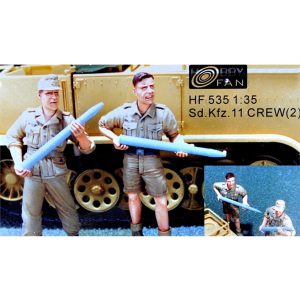 1/35 Sdkfz11 Mürettebatı 2 Adet RESIN Figür SetiAFVHF535