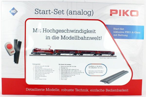 Hobby Obb Railjet Taurus Passenger Starter Set, Piko 57178