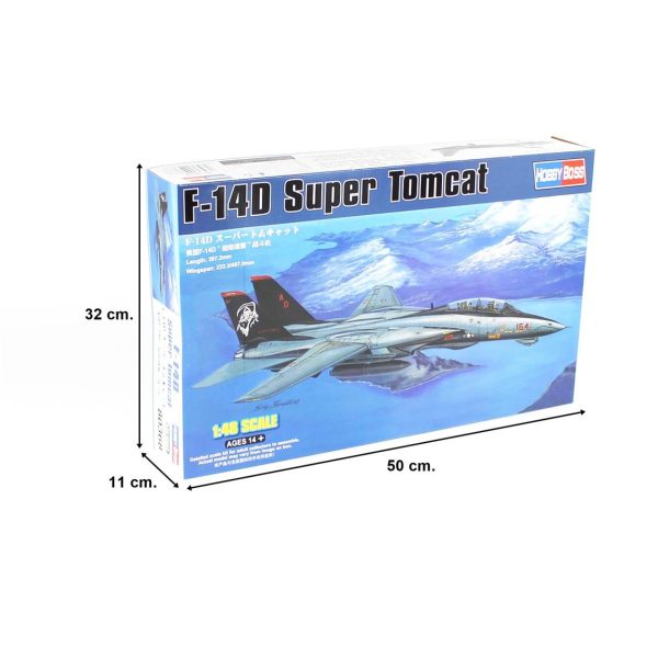 1/48 F-14D Super Tomcat Savaş Uçağı Maketi, HobbyBoss 80368 - Görsel 5