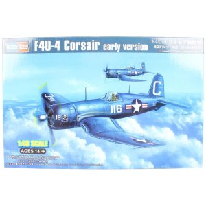 1/48 F4U-4 Corsair (Erken Dönem) Savaş Uçağı Maketi - HobbyBoss 80386