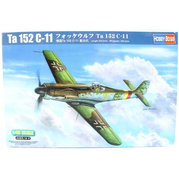 1/48 Ta 152 C-11 Savaş Uçağı Maketi, HobbyBoss 81704