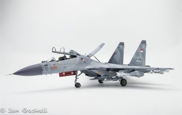 1/48 Su-30Mkk Flanker G Savaş Uçağı Maketi, HobbyBoss 81714 - Görsel 5