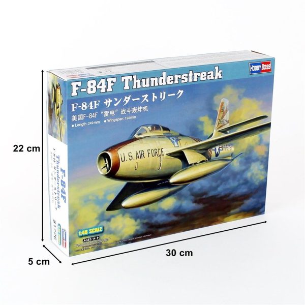 1/48 F-84F Thunderstreak Savaş Uçağı Maketi, HobbyBoss 81726 - Görsel 5