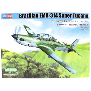 1/48 Brazilian Emb314 Super Tucano Askeri Uçak Maketi, HobbyBoss 81727