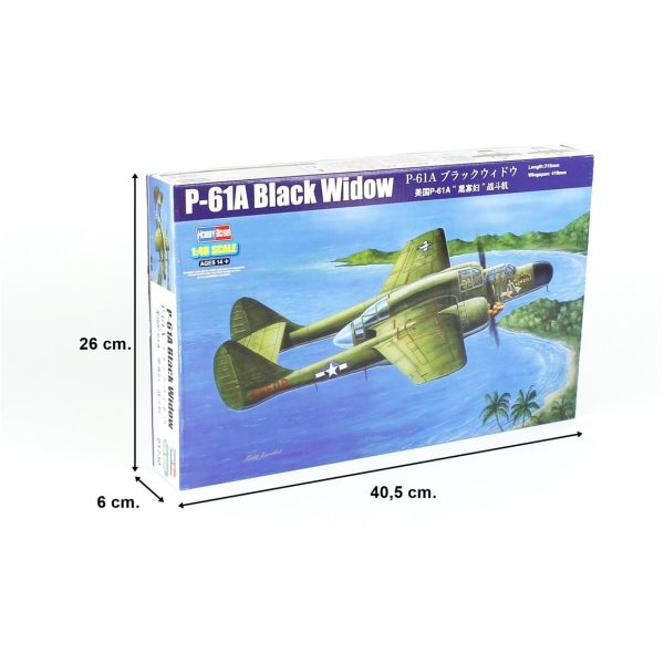 1/48 P-61A Black Widow Savaş Uçağı Maketi, HobbyBoss 81730 - Görsel 4