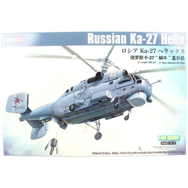 1/48 Russian Ka-27 Helix Askeri Helikopter Maketi, HobbyBoss 81739