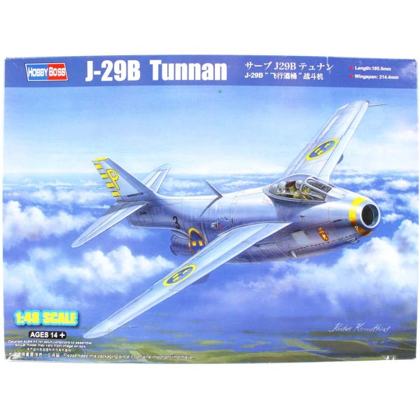 1/48 J-29B Tunnan Savaş Uçağı Maketi, HobbyBoss 81746
