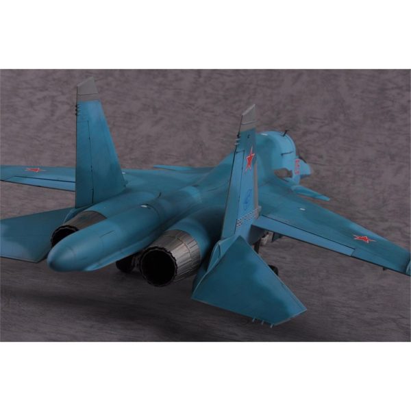 1/48 Russian Su-34 Fullback Fighter-Bomber Savaş Uçağı Maketi, HobbyBoss 81756 - Görsel 3