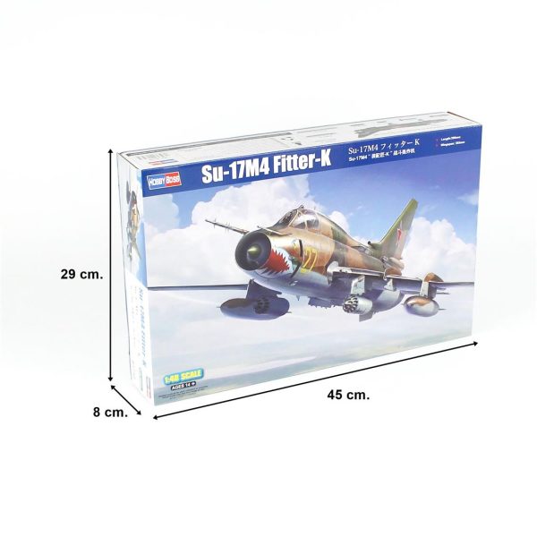 1/48 Su-17M4 Fitter-K Savaş Uçağı Maketi, HobbyBoss 81758 - Görsel 5