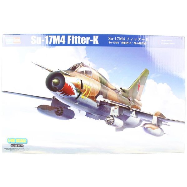 1/48 Su-17M4 Fitter-K Savaş Uçağı Maketi, HobbyBoss 81758