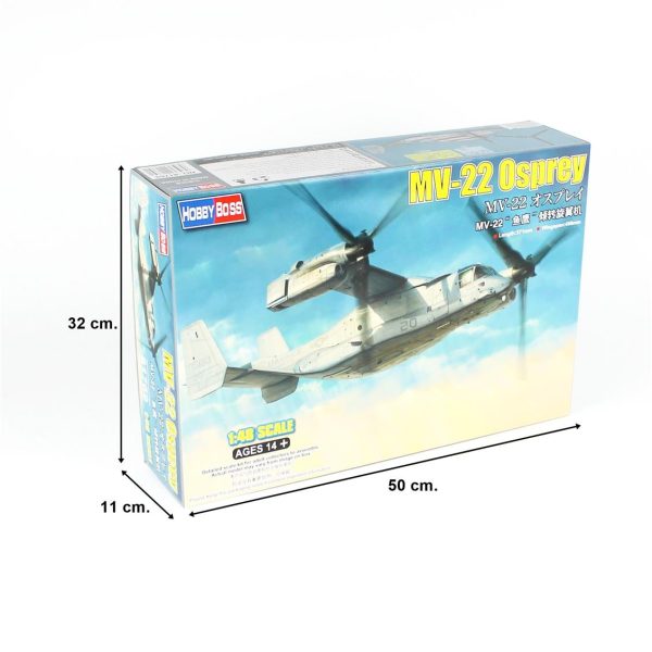 1/48 Mv-22 Osprey Askeri Uçak Maketi, HobbyBoss 81769 - Görsel 5