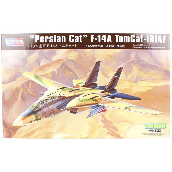 1/48 F-14A Tomcat, İriaf (Persian Cat) Maketi, HobbyBoss 81771