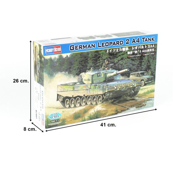 1/35 German Leopard 2A4 Tank Maketi, HobbyBoss 82401 - Görsel 5