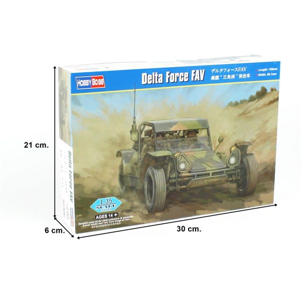 1/35 Delta Force Fav Hızlı Hücum Aracıi Araç Maketi, HobbyBoss 82406 - Görsel 5