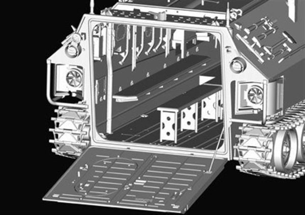 1/35 Lvtp-7 Amfibi Hücum Aracı Maketi, HobbyBoss 82409 - Görsel 4
