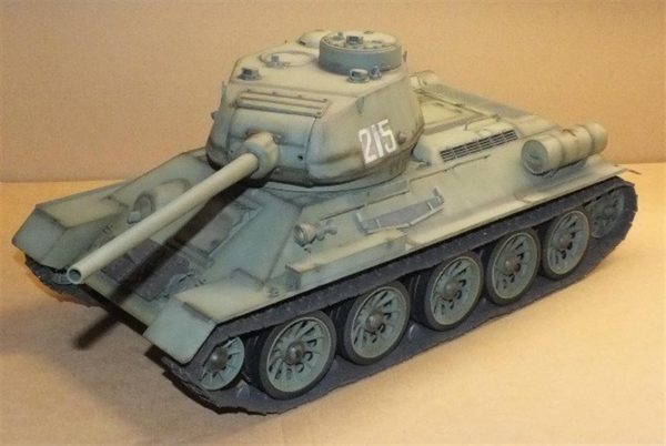 1/16 Sovyet T-34/85 Tankı Maketi, HobbyBoss 82602 - Görsel 3