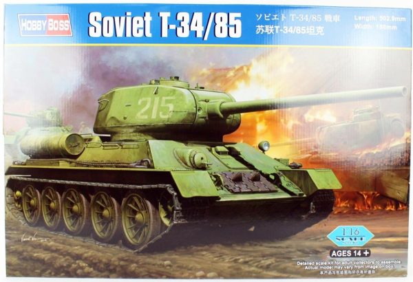 1/16 Sovyet T-34/85 Tankı Maketi, HobbyBoss 82602